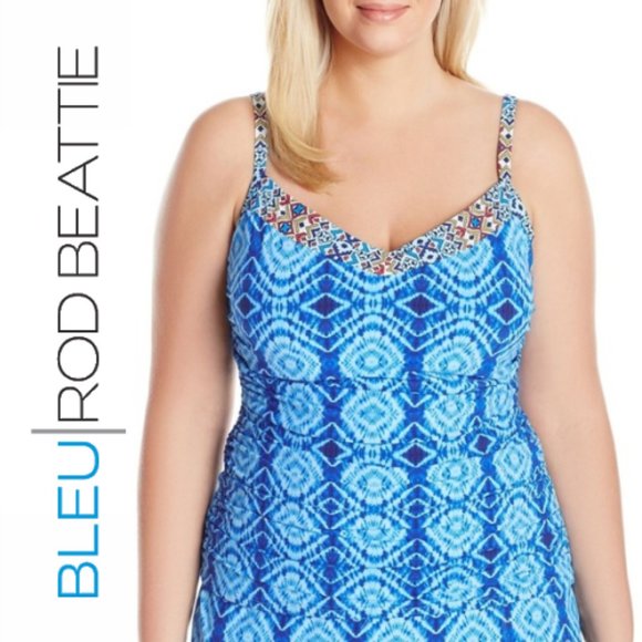 Bleu Rod Beattie Other - Bleu Rod Beattie Plus Size Mykonos Tankini Top!
